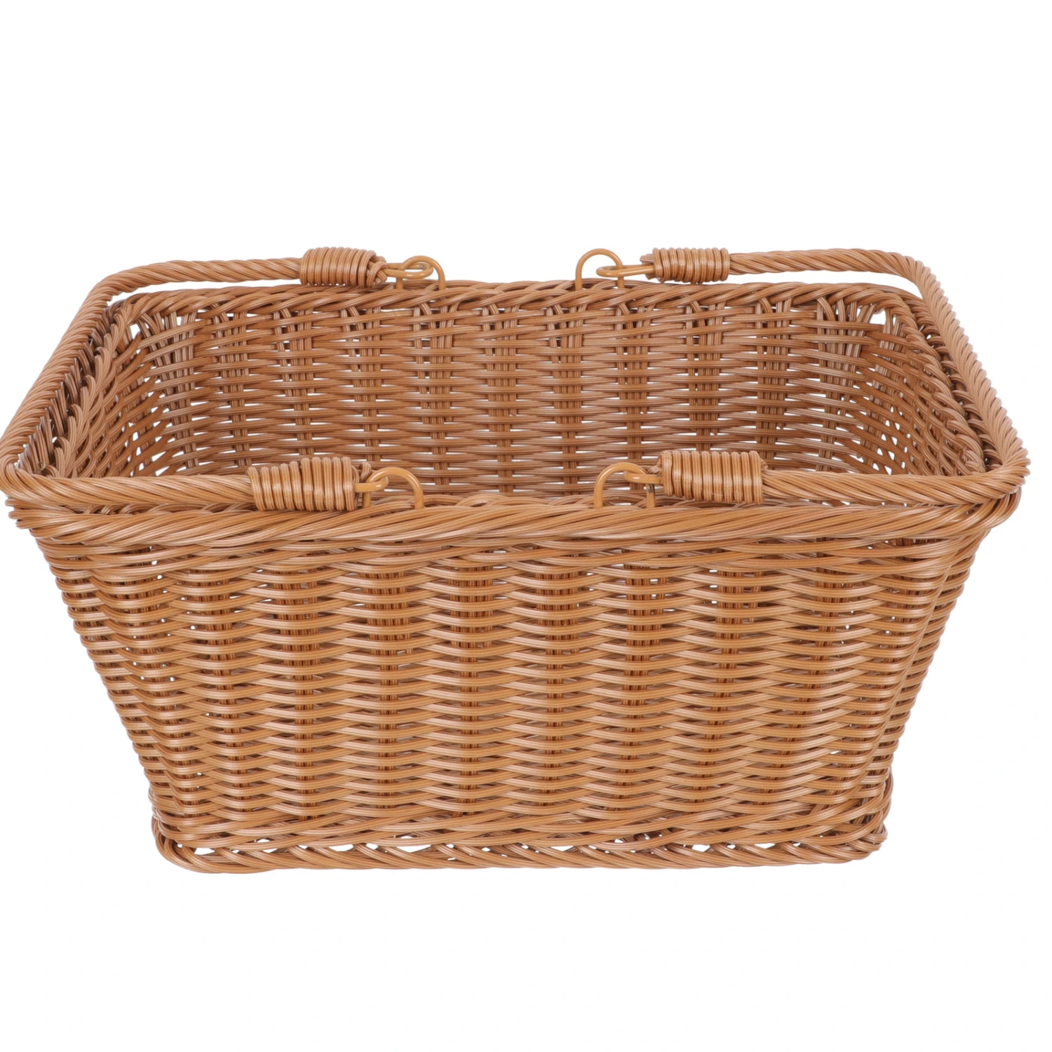 Woven Basket Handheld Fruits Basket Camping Picnic Food Basket Handheld Woven Basket Vegetable Basket