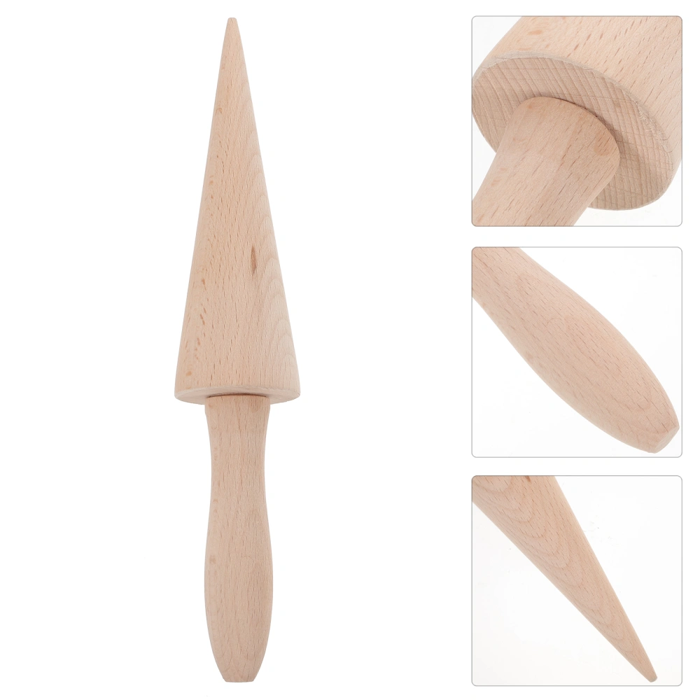 Ice Cream Cone Shaper Multi-function Cone Wood Mold DIY Egg Roll Mold Kitchen Egg Cone Mold