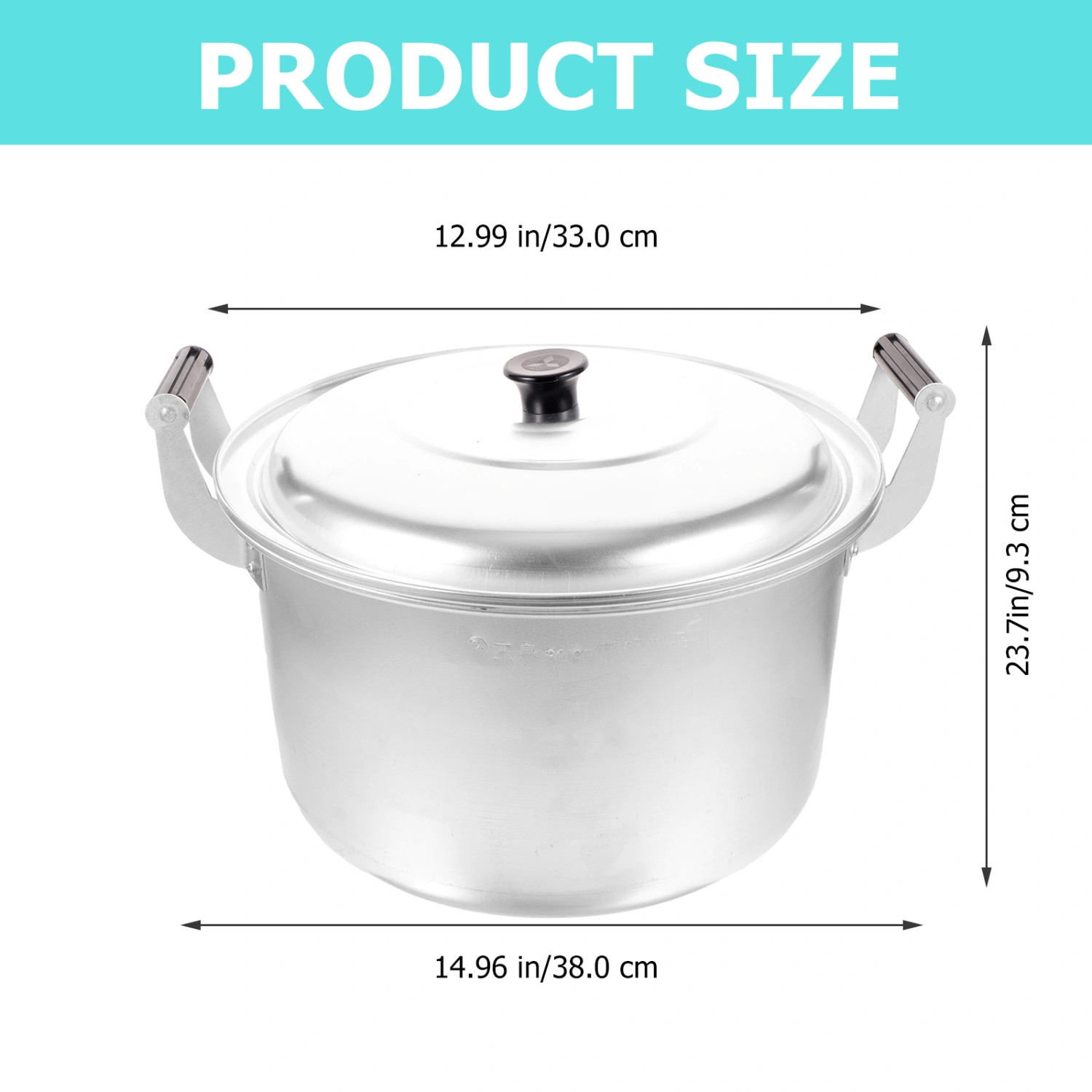 1 Set of Practical Stockpot Home Soup Pot Kitchen Food Cooking Pot Soup Pot with Cover