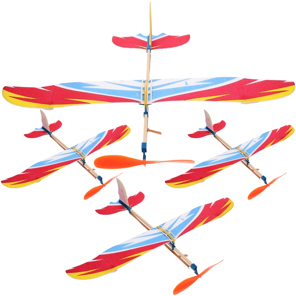 4Pcs Interesting Airplane Toys Kids Glider Planes Creative Foams Planes Funny Toys Airplane Toys