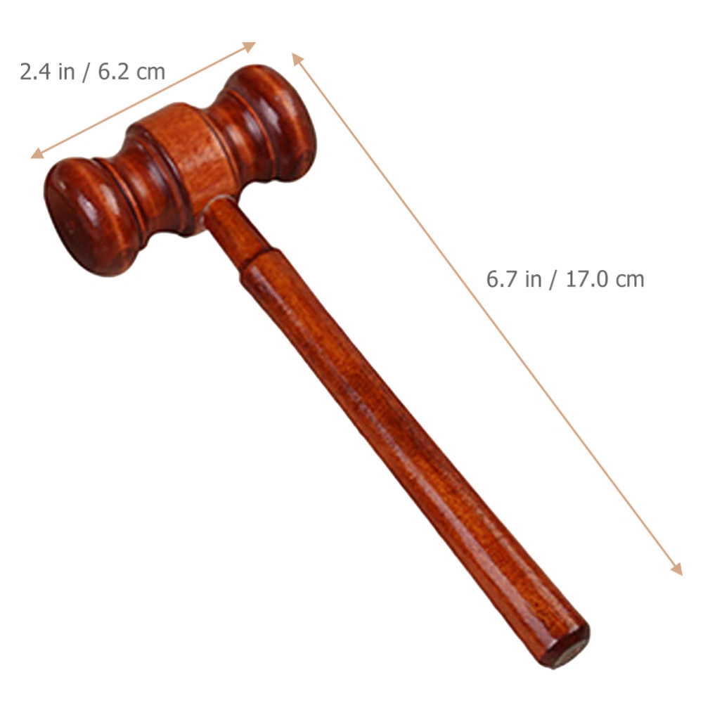 Wood Judge Hammer Judge Gavel Court Hammer Auction Gavel Kids Cosplay Hammer Toy