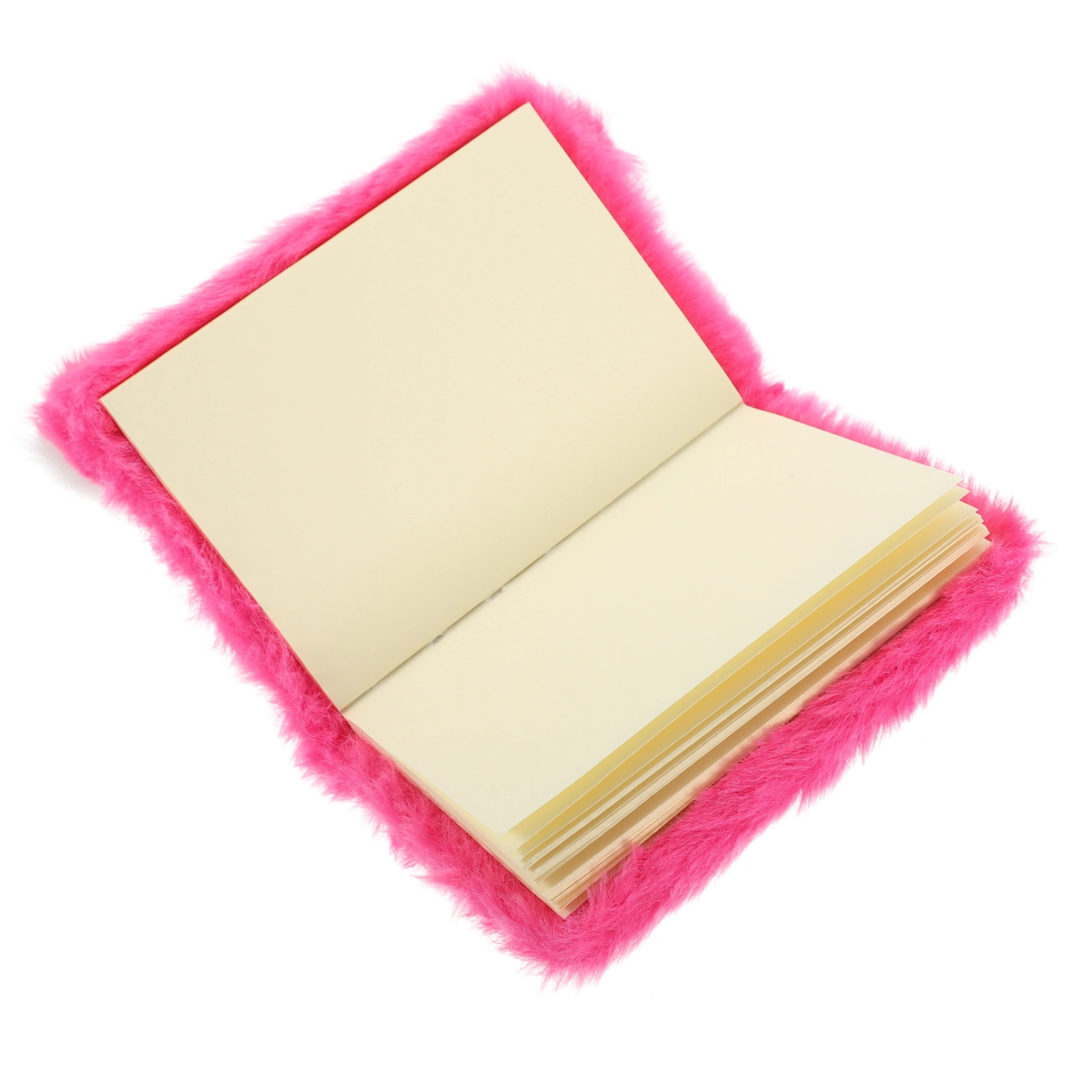 Household Note Book Cartoon Student Notebook Plush Cover Note Book Diary Supply
