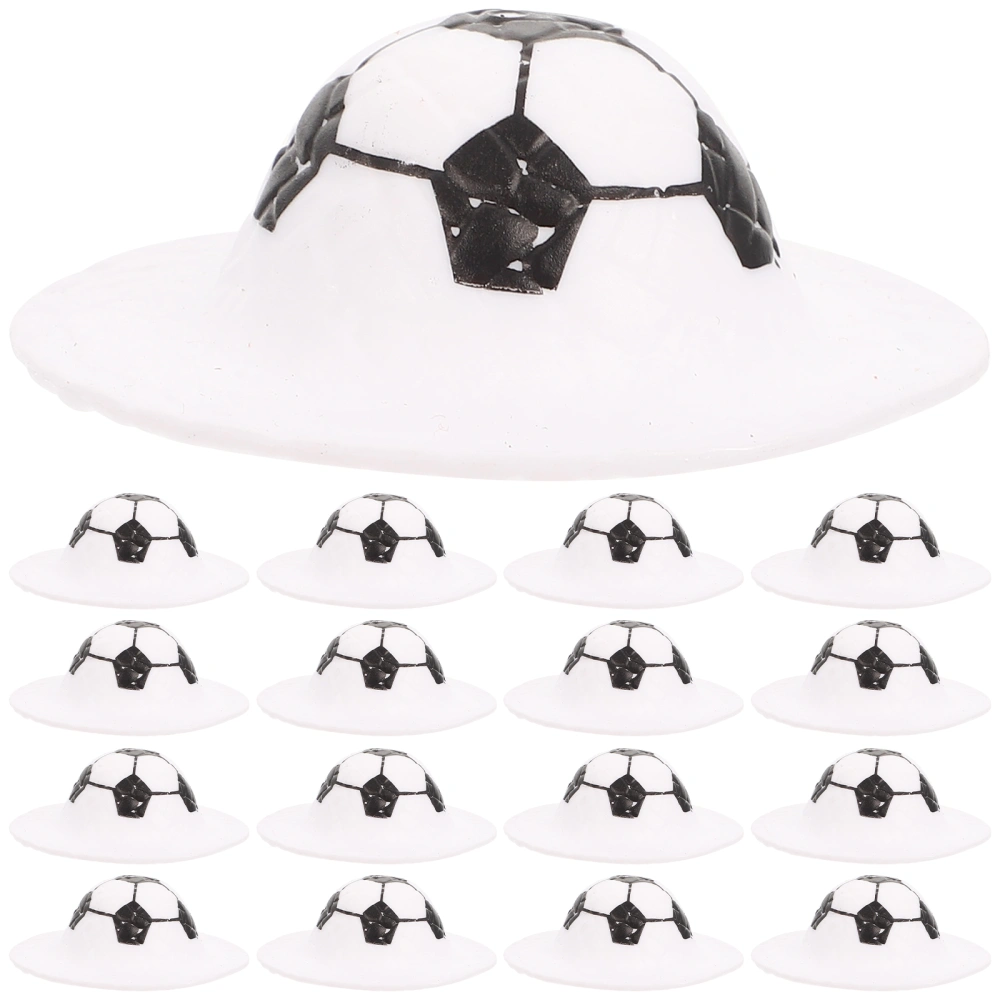 30pcs Mini Hat Tiny Jazz Hat Miniature Hats Doll Hat DIY Crafts Doll Accessory