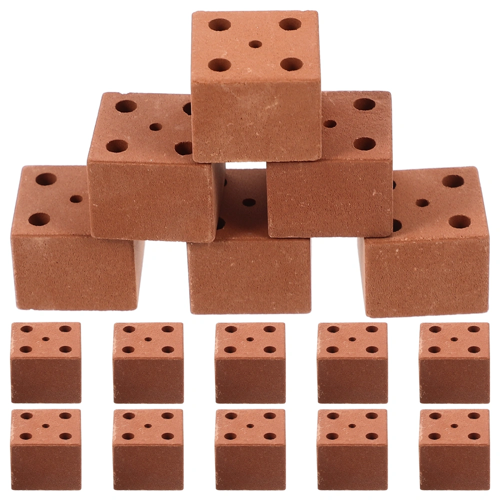 20Pcs Miniature Brick Simulation Bricks Clay Brick Models Miniature Bricks Kids Landscaping Bricks