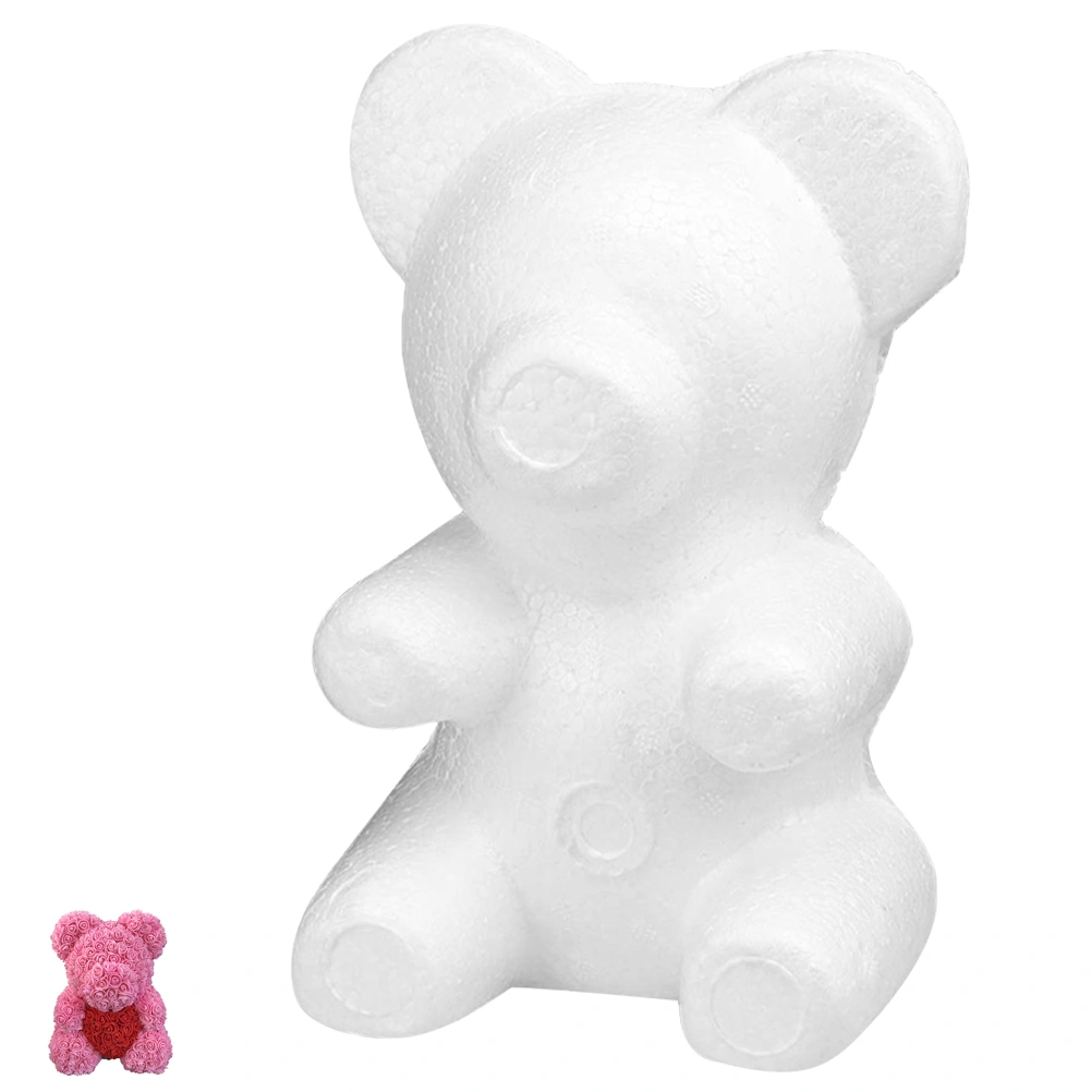 Foam Bear Craft DIY Decor Bear Shaped Sculpture for Arts and Crafts DIY Decor