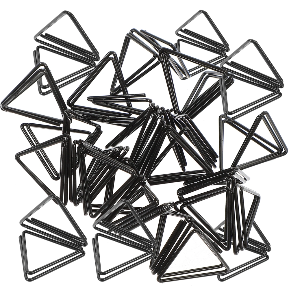 20Pcs Triangle Memo Clips Table Cards Holder Metal Memo Holders Desktop Picture Photo Clips