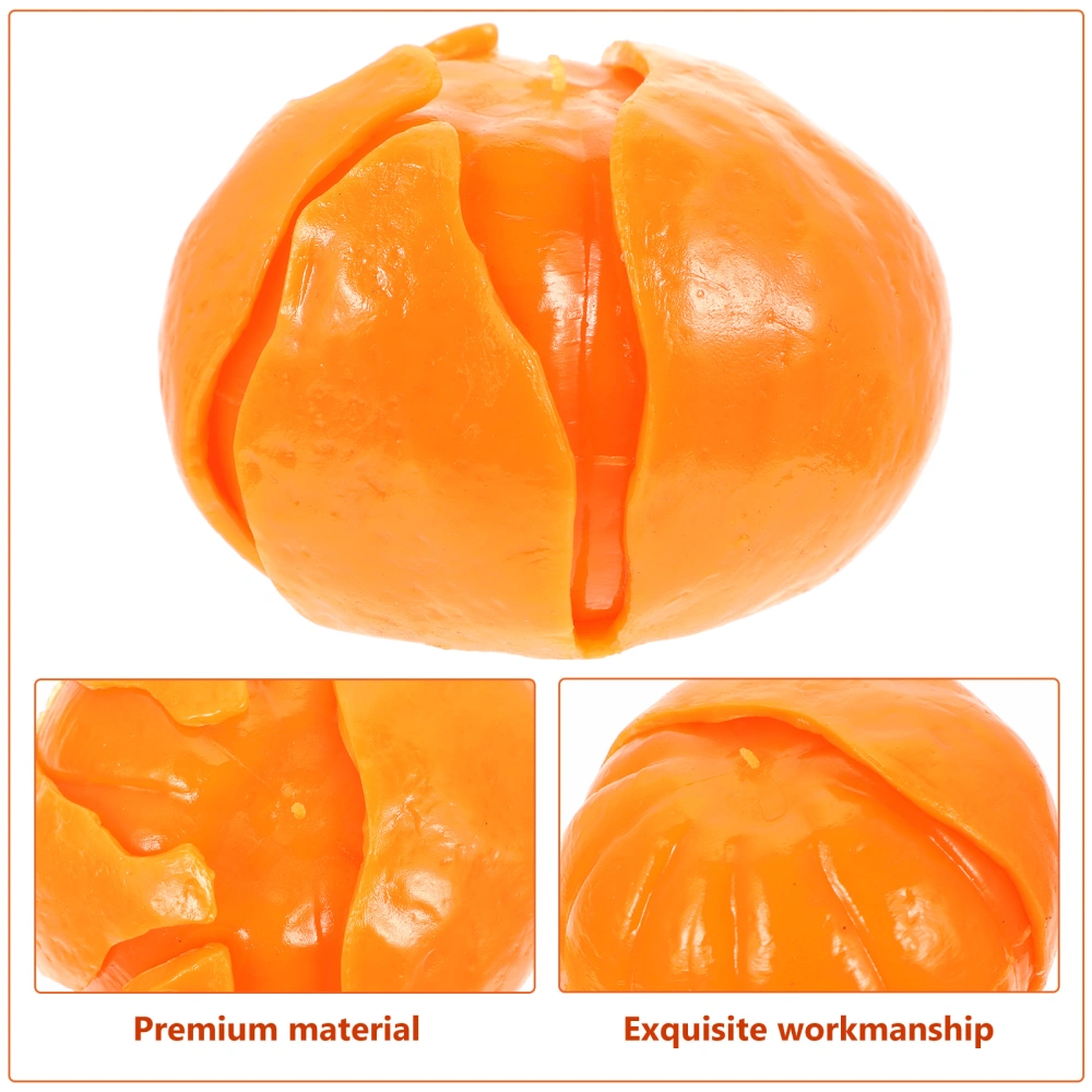 Simulated Tangerine Toy Peeled Tangerine Model Kitchen Tangerine Figurine Stress Relaxing Toy