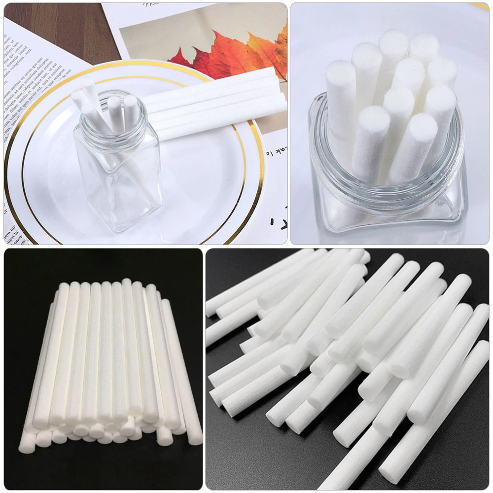 15Pcs Aroma Cotton Sticks Aroma Diffuser Cotton Sticks Water Absorbing Diffuser Sticks