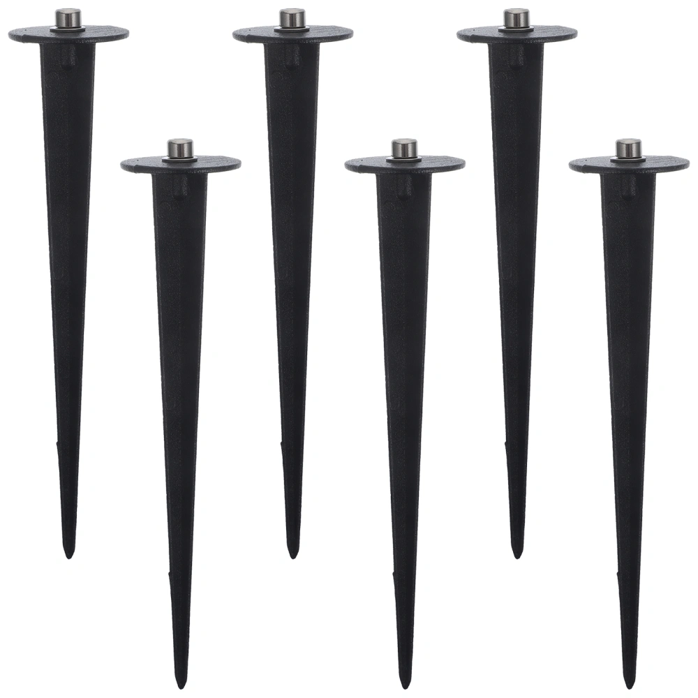 6pcs Solar Light Stake 160mm Path Light Replacement Stake Plastic Ground Stake