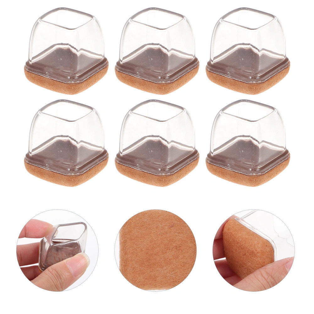 8Pcs Furniture Protection Covers Table Feet Covers Anti-Slip Bottom Table Feet Pads