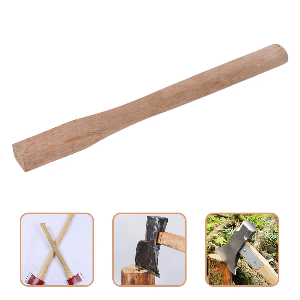 2Pcs Axe Handle Replacement Wooden Axe Handle Grip Practical Axe Wood Handle Axe Supplies