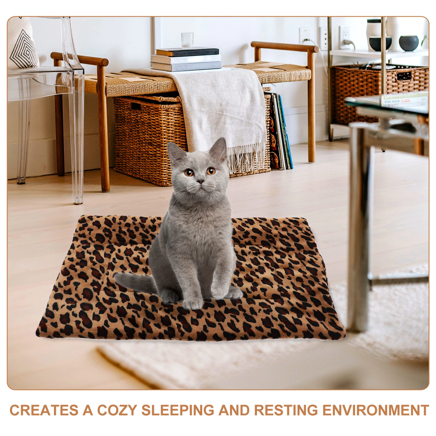 Home Dog Sleeping Pad Daily Use Dogs Bed Mat Warm Cat Cushion Pet Sleeping Pad