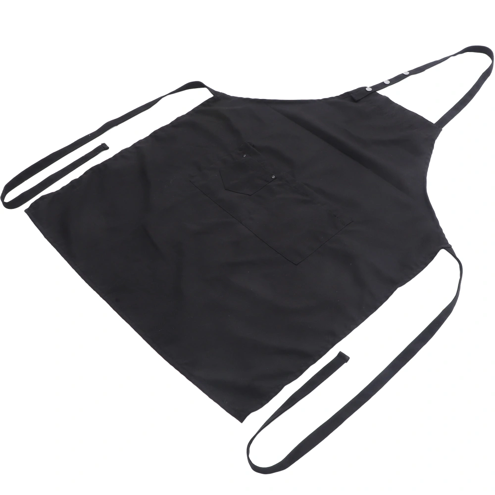 Barber Apron Hair Stylist Apron with Packet Neck Sling Apron Reusable Barber Apron