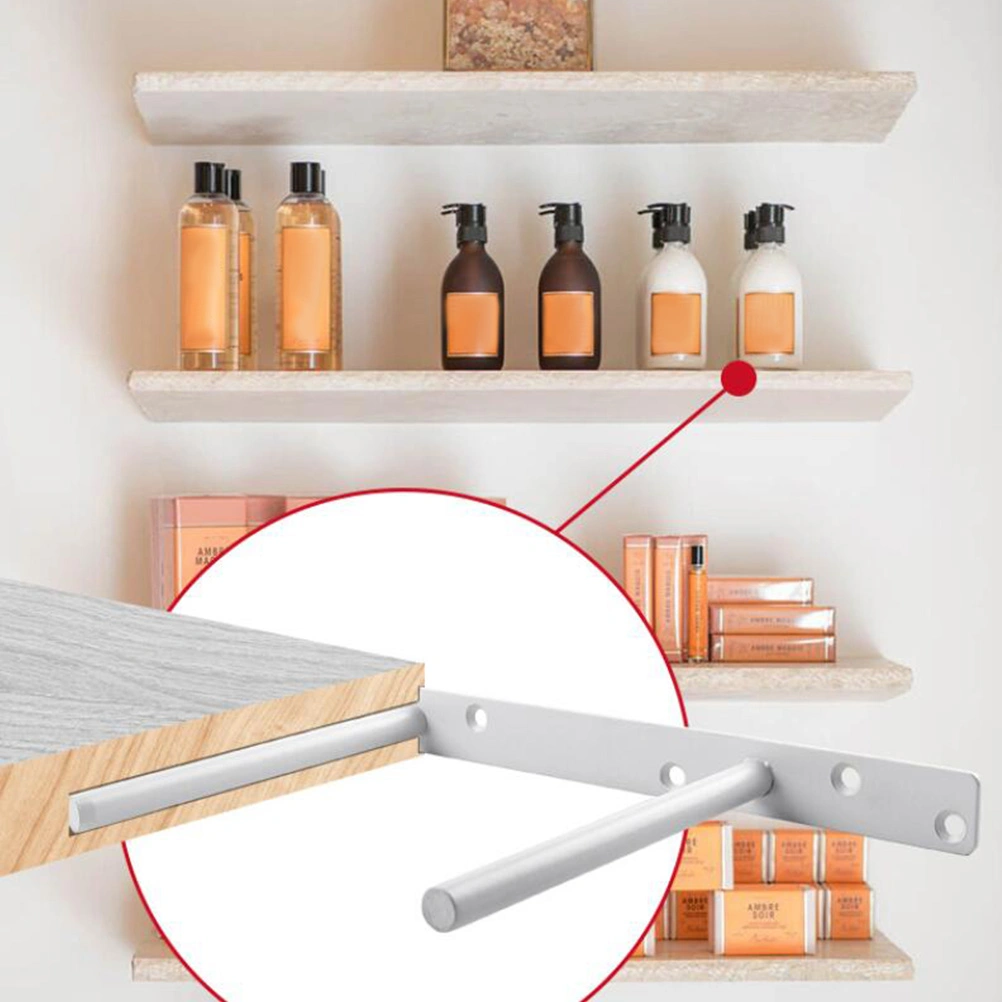 Hidden Floating Shelf Bracket Double Poles Heavy Duty Floating Shelf Bracket