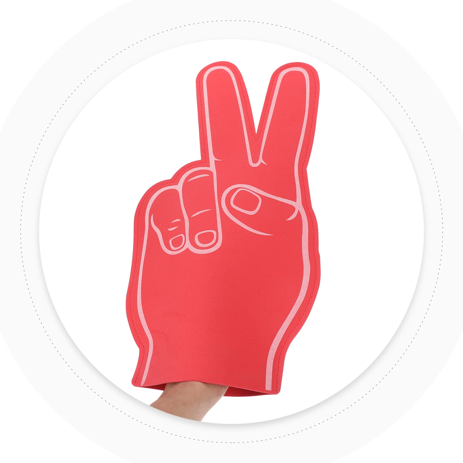 3Pcs Foam Finger Hand Cheerleading Pompom EVA Foam Hand Glove for Sports Meeting