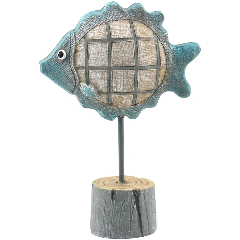 Resin Fish Ornament Household Decoration Resin Fish Figurine Living Room Handcrafted Sculpture