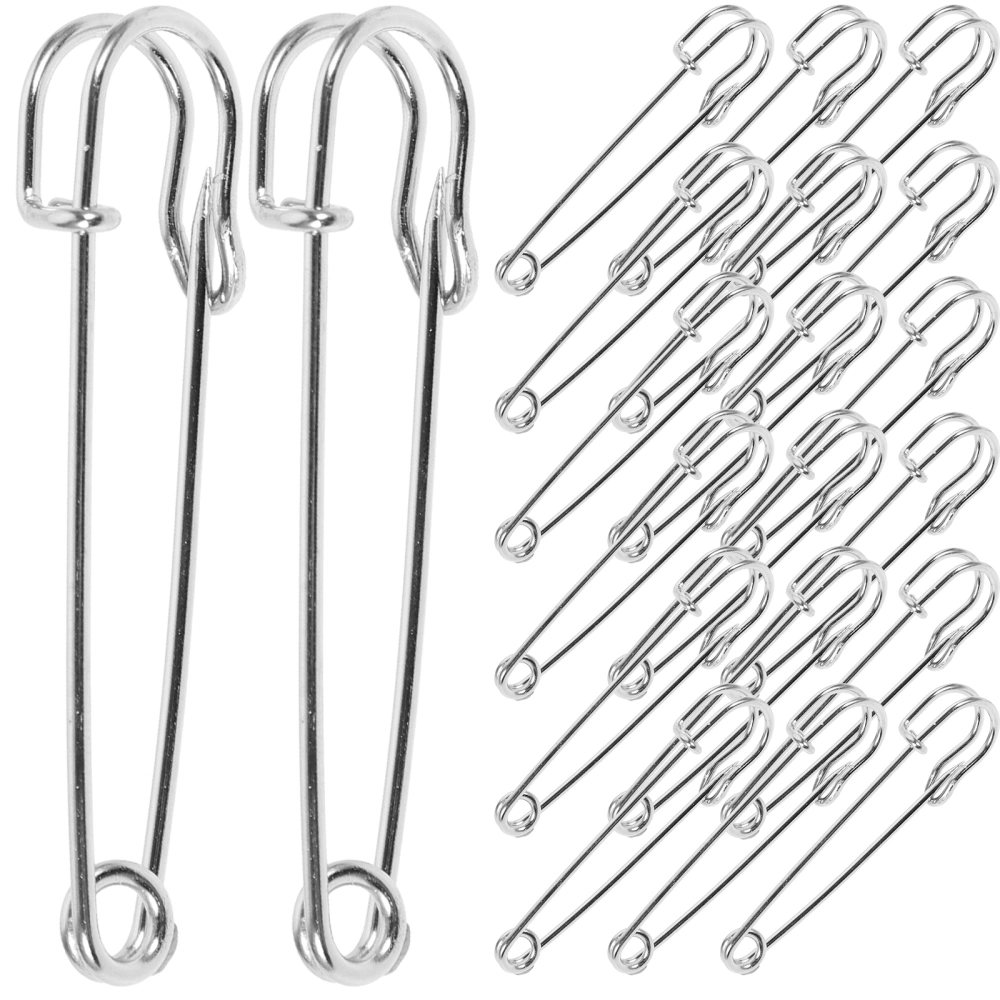 50Pcs  Metal Safety Brooches Kilts Pins with Holes for Jewelry Making DIY Crafts