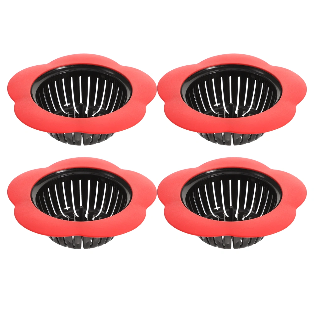 4 pcs Kitchen Sink Drain Strainer Household Sink Drain Filter Sink Filter Strainer