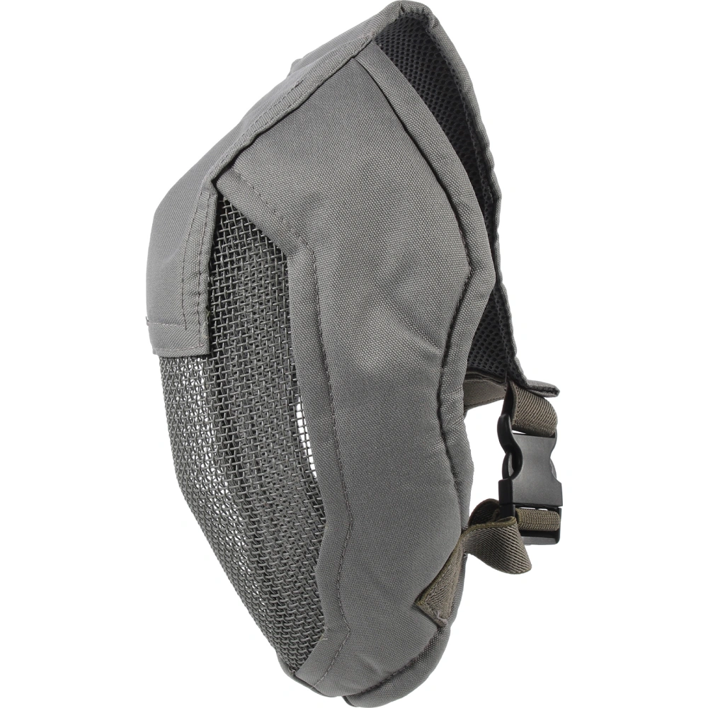 Full Face Steel Mesh Military Style Protector Comfortable Adjustable Protective Mask for Fencing