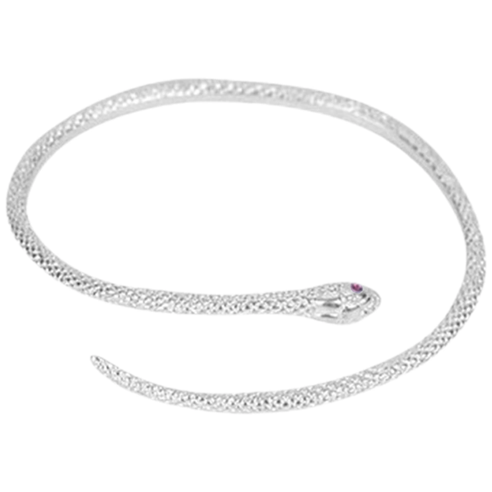 Snake Bangle Bracelet Opening Cuff Bangle Stylish Women Wrist Jewelry