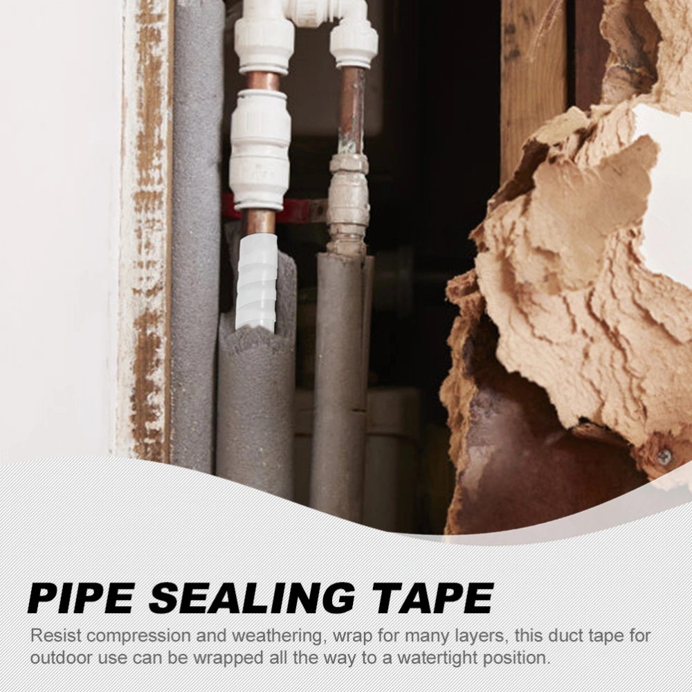 Pipe Sealing Tape Pipe Gaps Sealant Tape Rubberized Seal Tape Plumber Sealant Tape(3 Meters)