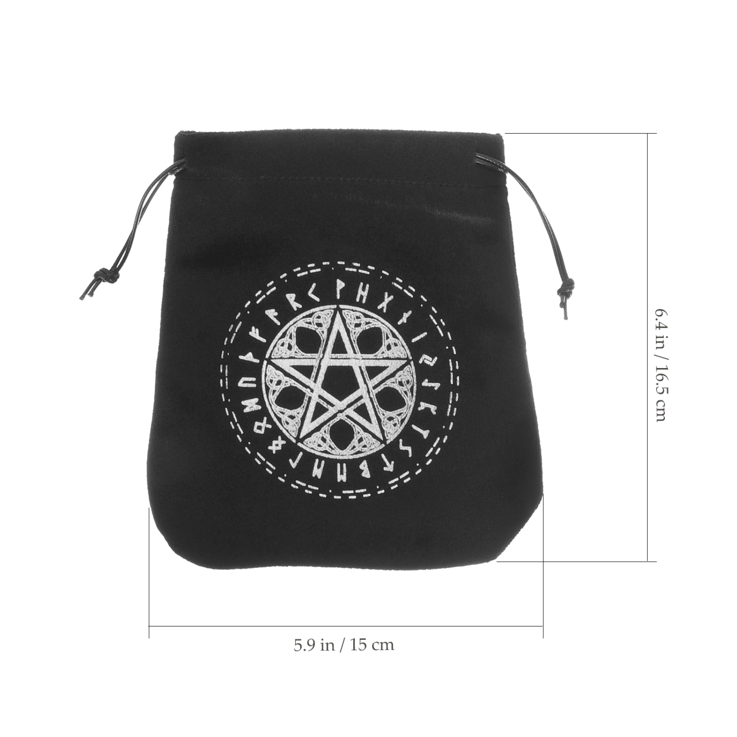 2Pcs Tarot Card Drawstring Bags Tarot Storage Pouches Tarot Rune Bags Decorative Tarot Bags