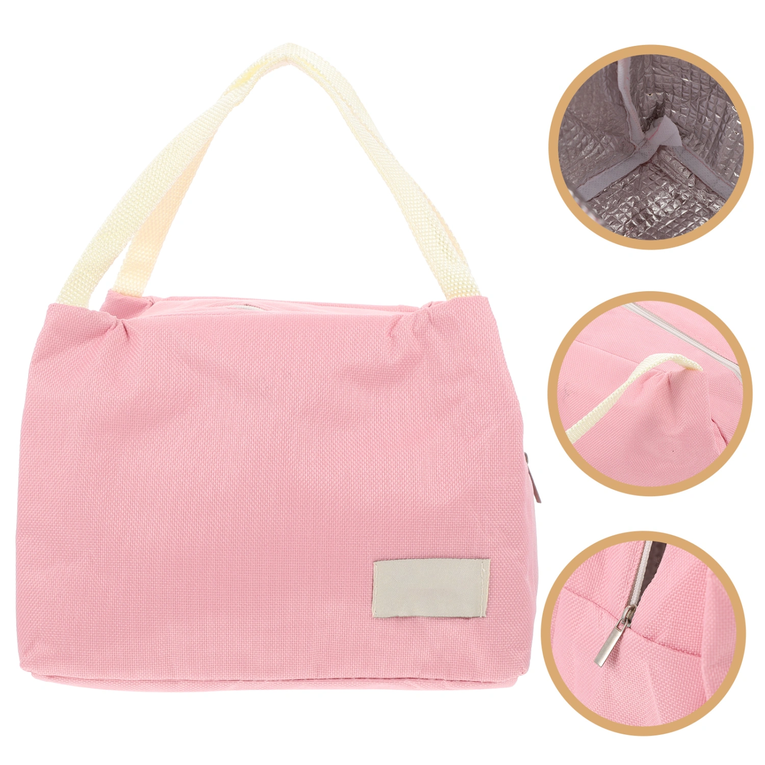 Portable Bento Box Bag Lunch Carrying Bag Handheld Food Pouch Thermal Food Bag Lunch Container