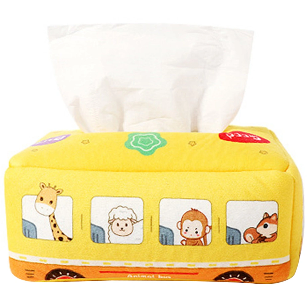 1 Set Sensory Box Baby Tissue Box Toy Montessori Sensory Toy Colorful Tissue Box Toy for Toddlers