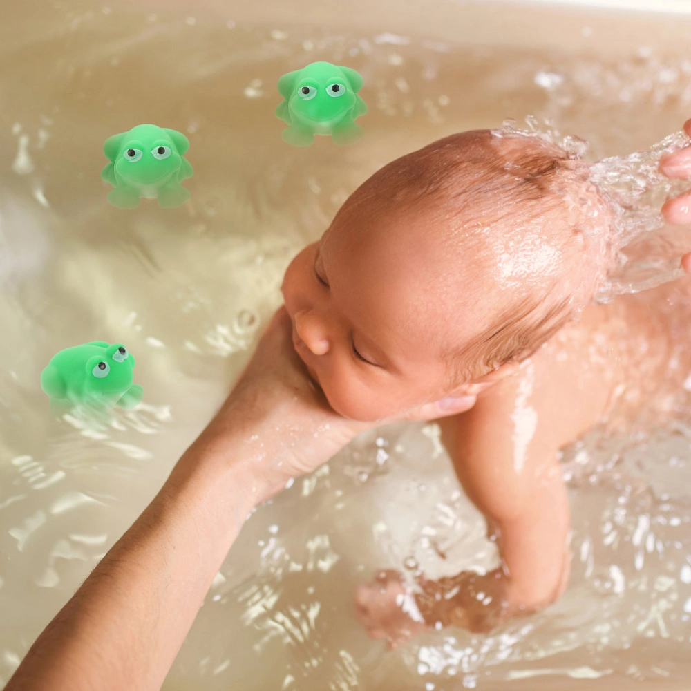 10pcs Baby Water Toys Baby Toddler Bath Toys Small Frog Bath Toys Funny Bath Toys