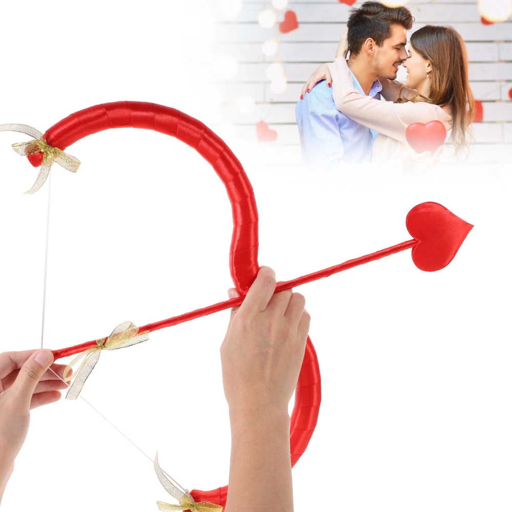 1 Set Cupid Arrow Bow Valentine Cupid Costume Cupid Cosplay Prop Party Supply