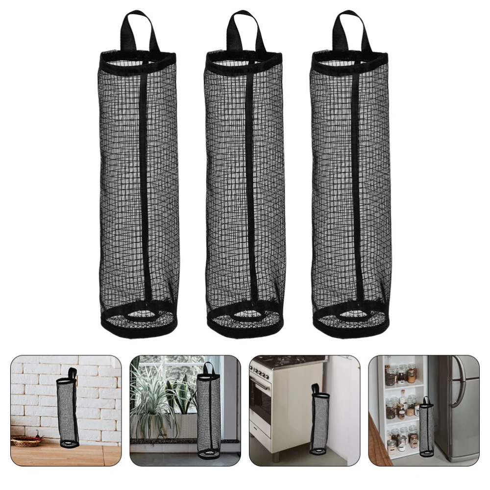 3Pcs Kitchen Bag Organizers Convenient Bag Dispensers Household Bag Holders Home Supply