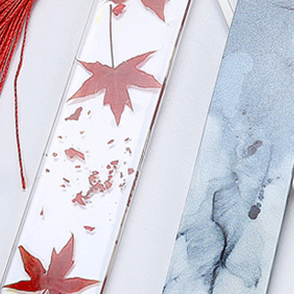 10pcs Handmade Bookmark Mold Reusable Bookmark Mould Epoxy DIY Bookmark Maker