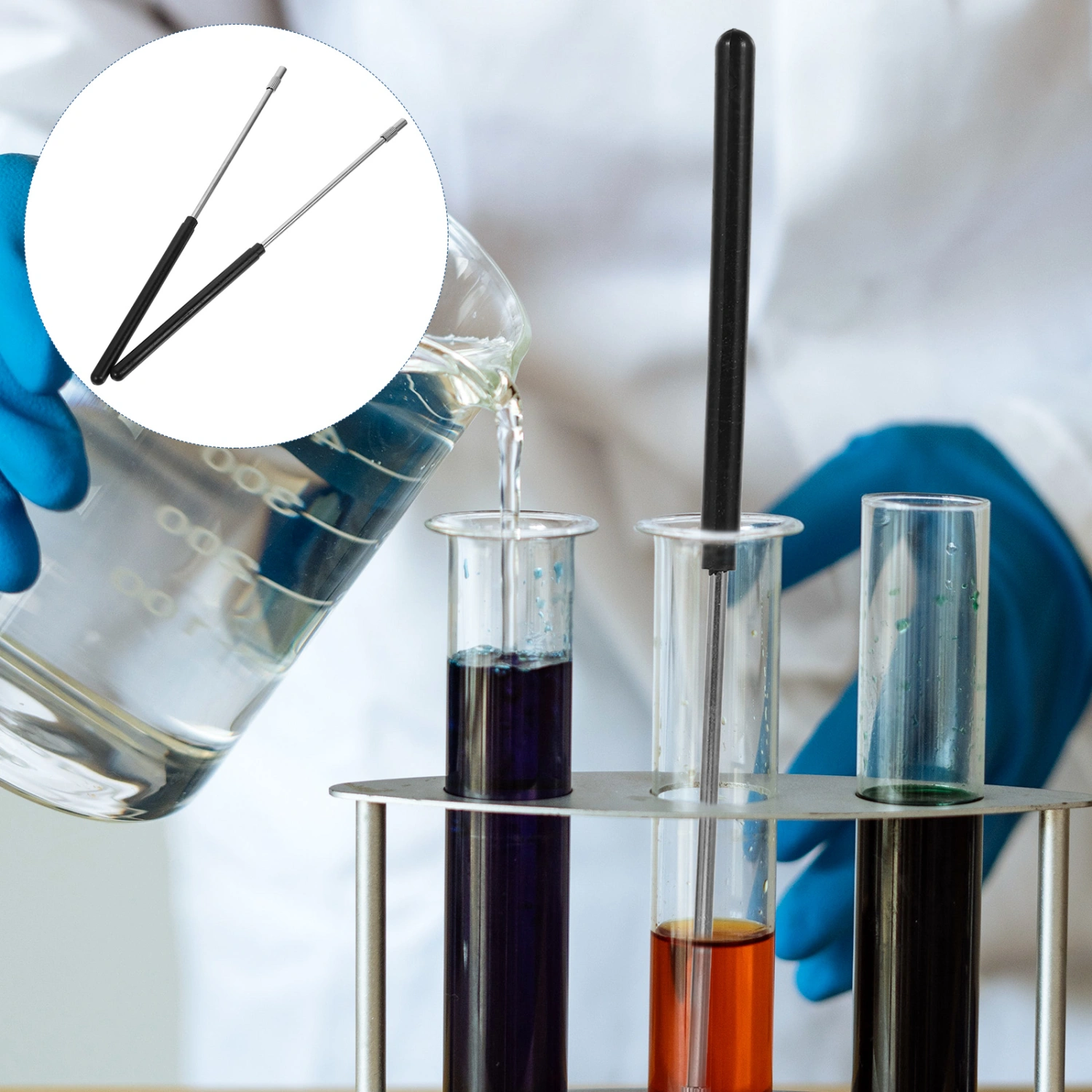 2pcs Inoculation Loop Microbiology Inoculating Rod Laboratory Inoculation Rod