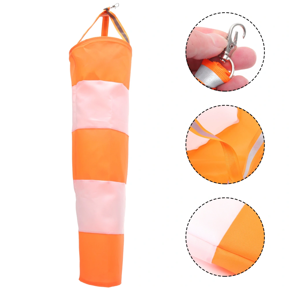 Hanging Reflective Windsock Outdoor Windsock Wind Direction Measurement Bag