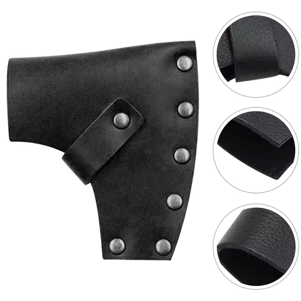 Leather Hatchet Sheath Sleeve Leather Axe Protector Hatchet Cover Axe Head Sheath