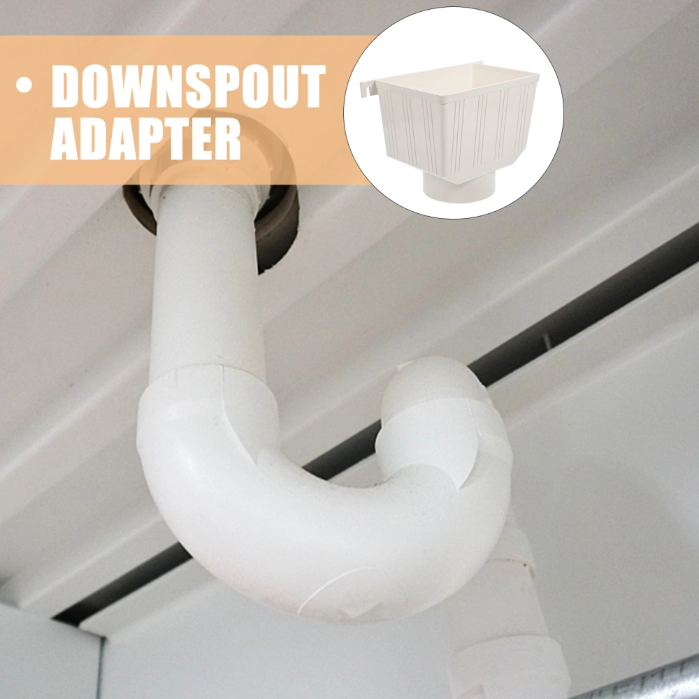 Downspout Rainwater Collection Connector Rain Gutter Downspout Water Collector For Rainwater