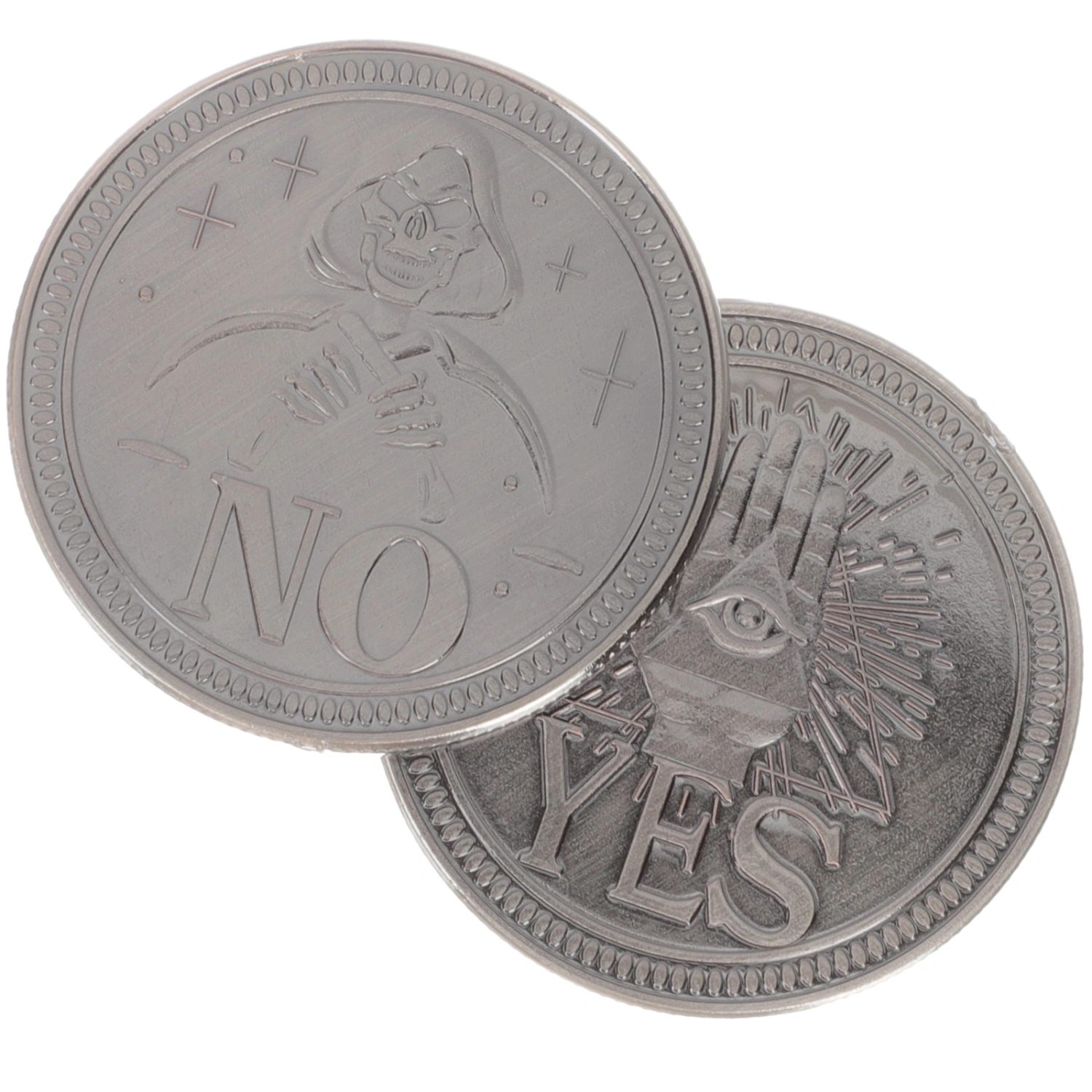 2Pcs Commemorative Flipping Coins Decorative Souvenir Coins Iron Challenge Coin Collection Luck Coins