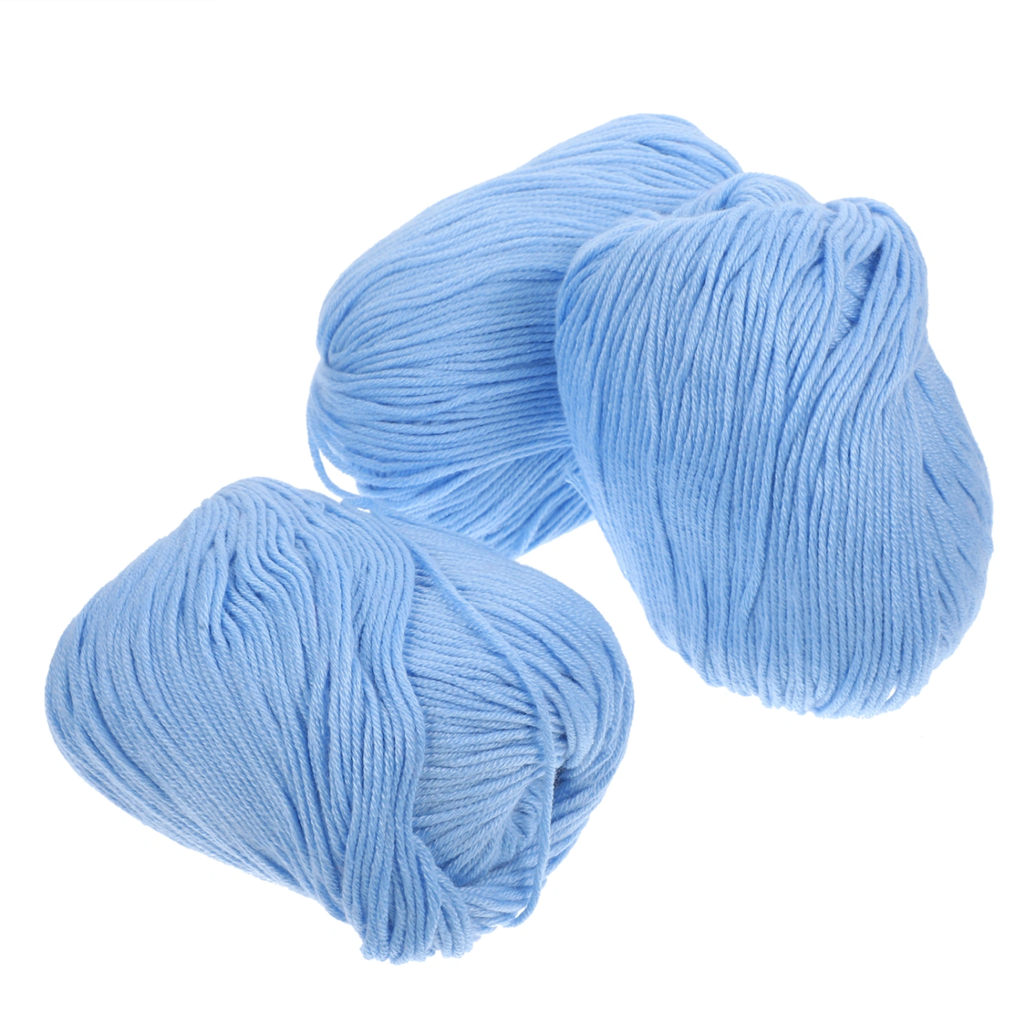 3 Rolls of Multi-function Cotton Yarns Convenient Crochet Yarns Portable Knitting Yarns