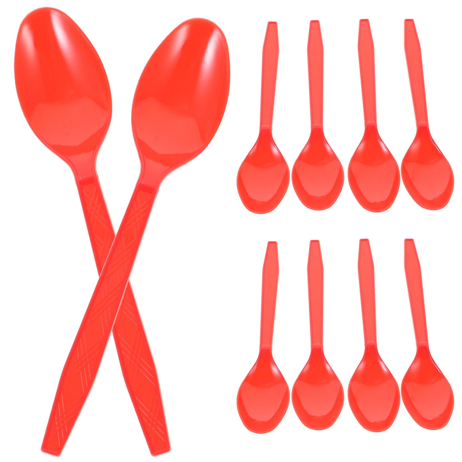 80Pcs Disposable Shovel Spoons Ice Cream Scoops Convenient Desserts Spoons