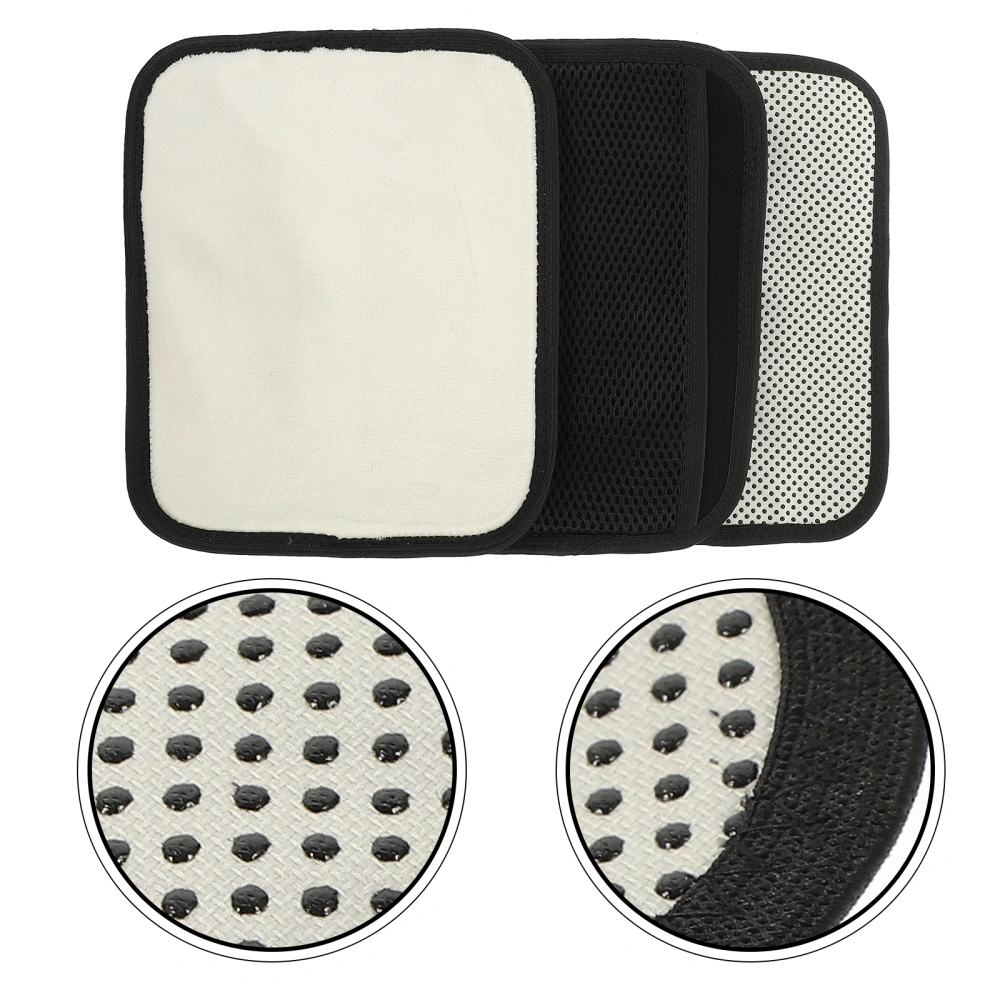 3pcs Heating  Waist Belt Pad Warm Waist Support Pad Professional Lumbar Support Accessory