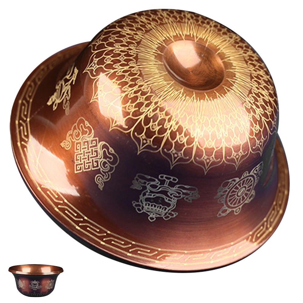 Worship Bowl Copper Offering Bowl Decorative Copper Bowl Home Temple Offering Cup