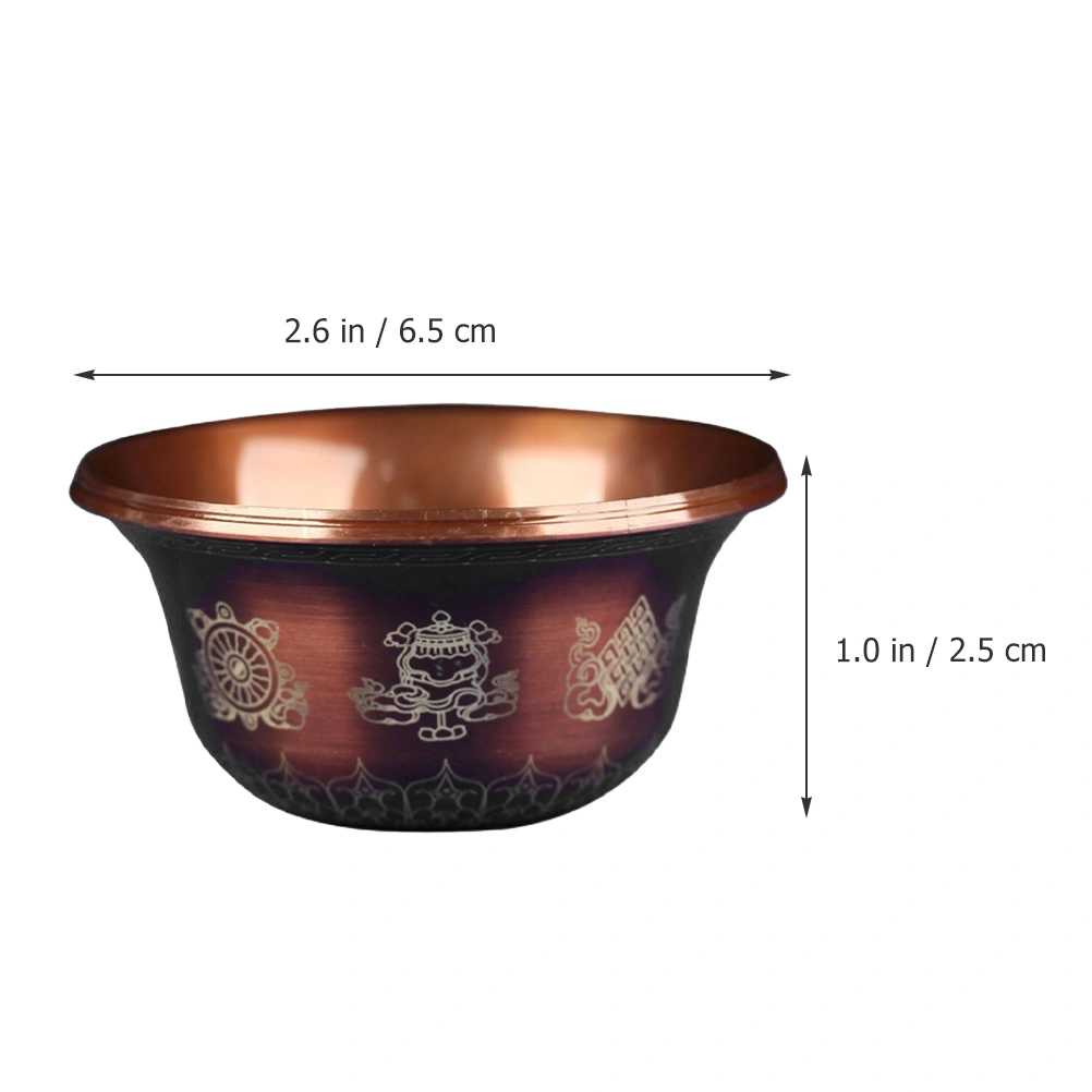 Worship Bowl Copper Offering Bowl Decorative Copper Bowl Home Temple Offering Cup