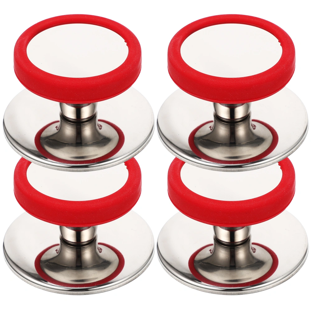 4Pcs Replaceable Lid Handles Pan Lid Knobs Metal Pot Lid Handles Pot Lid Accessories