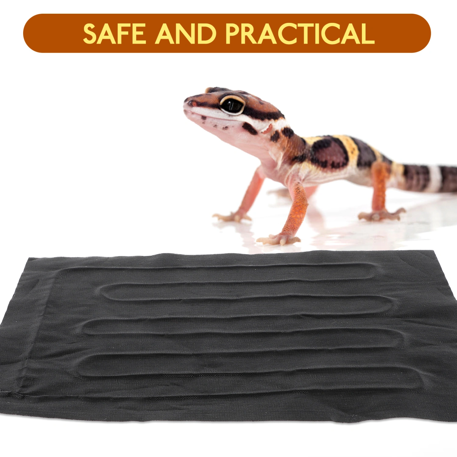 Reptile Heating Pad Convenient Reptile Pets Heated Mat Reusable Warming Mat Reptile Tank Heating Liner