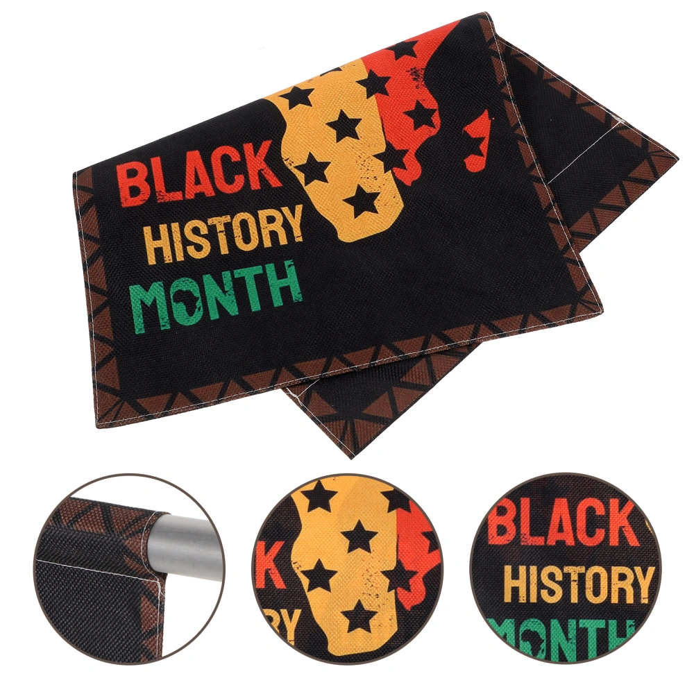 Black History Month Garden Flag Yard Flag Holiday Rustic Flag Decoration for Outdoor