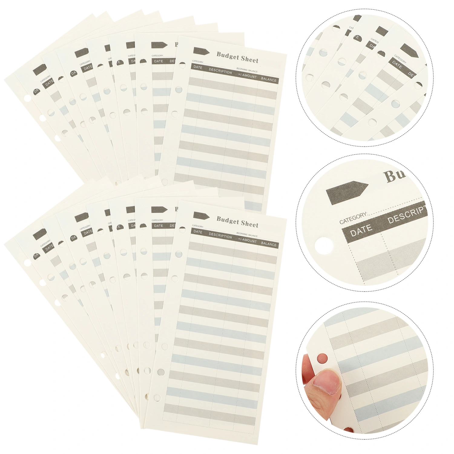 36 Sheets of Daily Budget Sheets Convenient Budget Pads Household Budget Papers Budget Supply