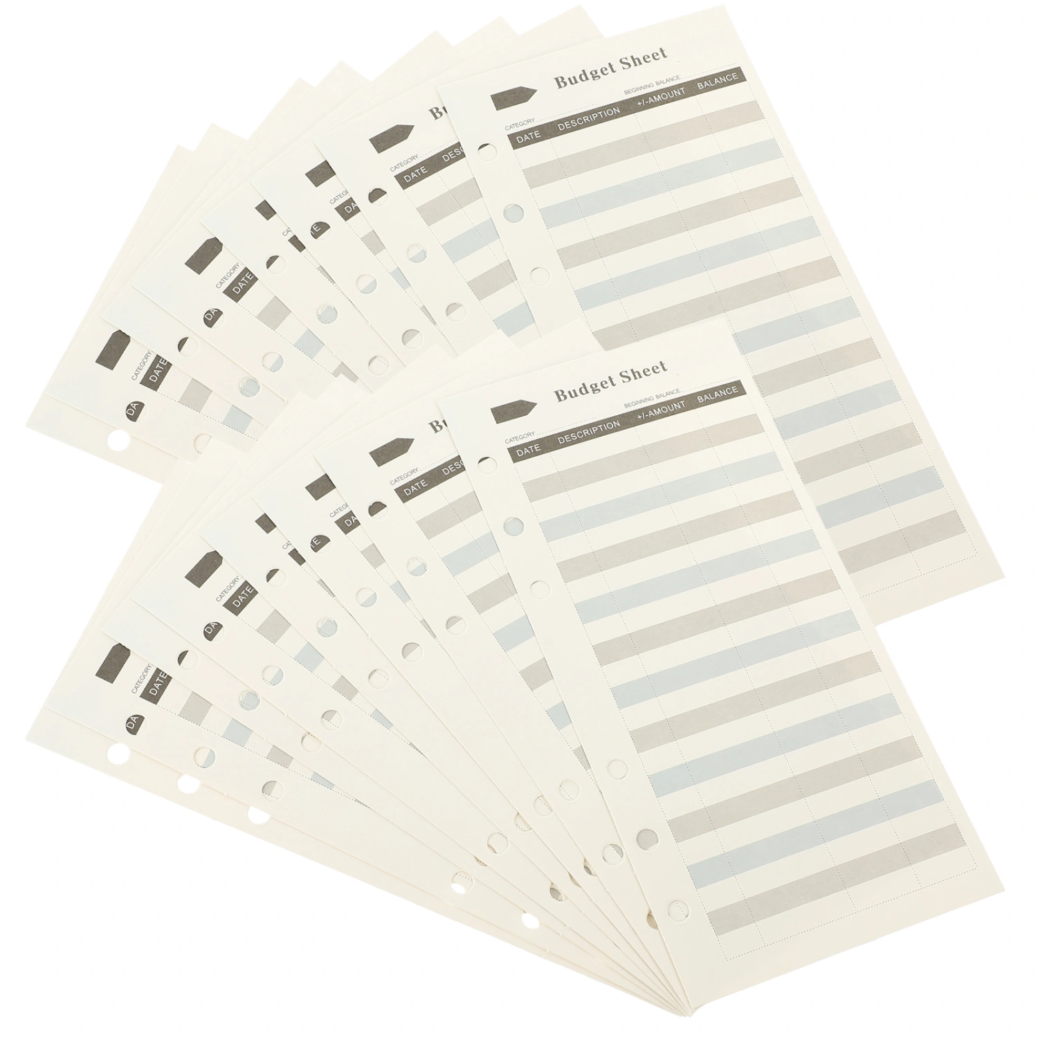 36 Sheets of Daily Budget Sheets Convenient Budget Pads Household Budget Papers Budget Supply