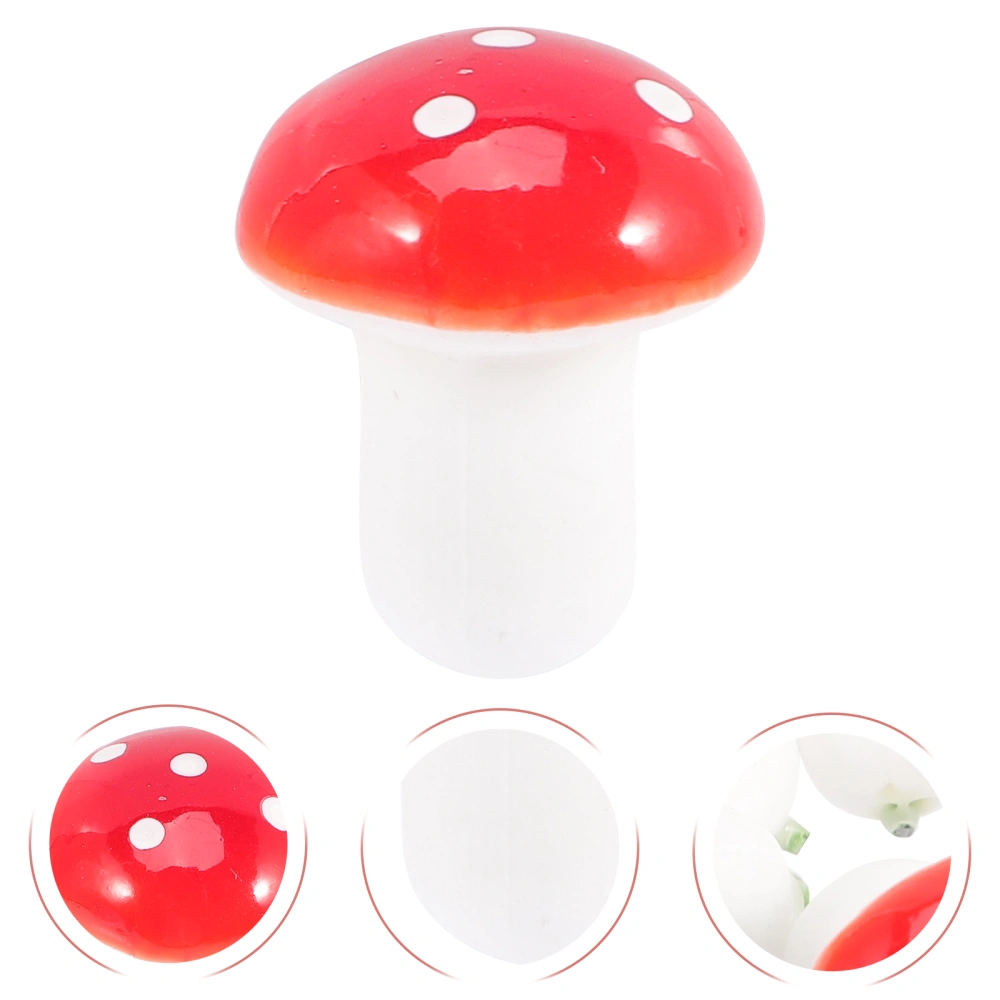 100pcs Mini Mushrooms Miniature Fake Mushrooms Cake Decor Mini Garden Accessories