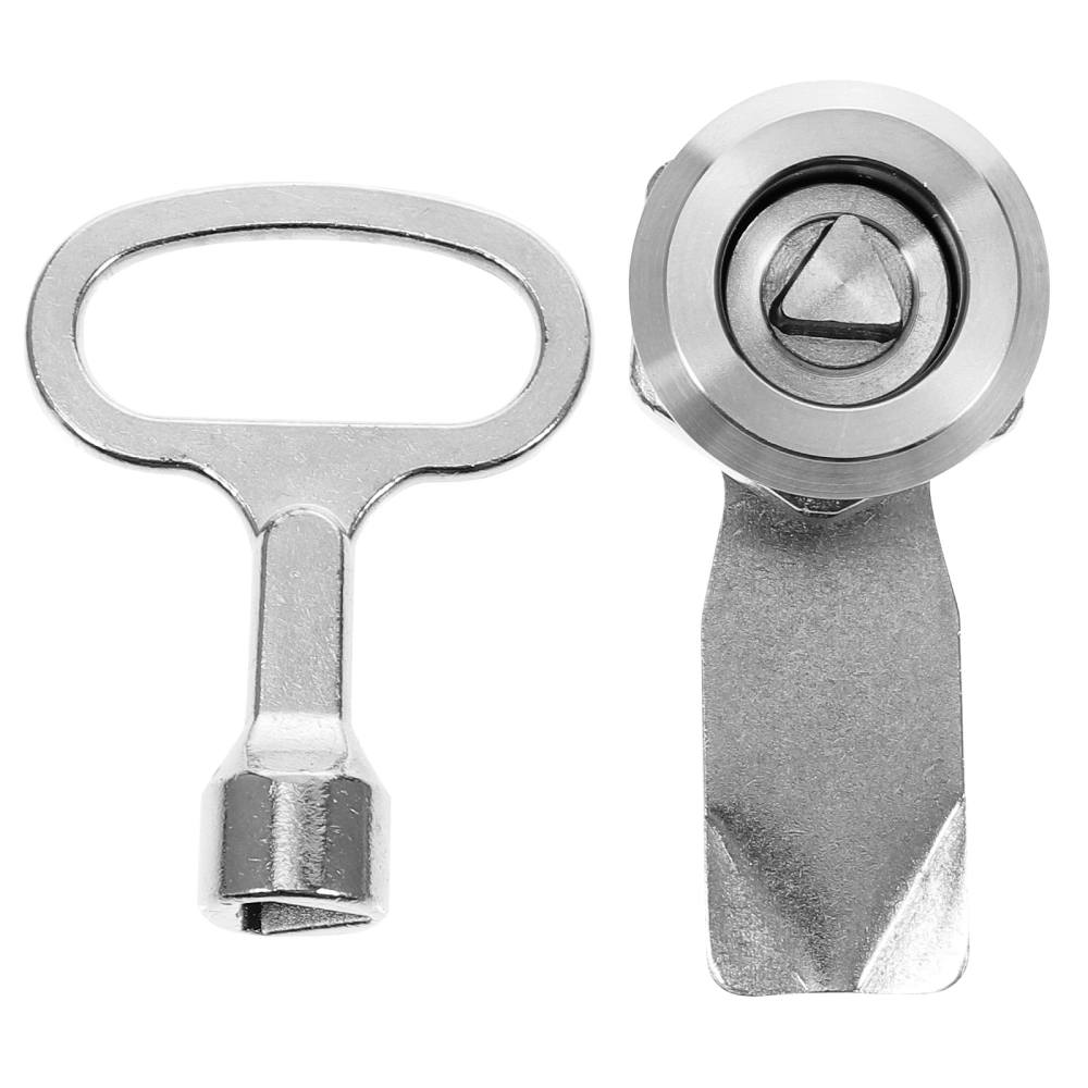 Tubular Lock File Cabinet Lock Replacement Drawer Lock with Triangle Socket Key