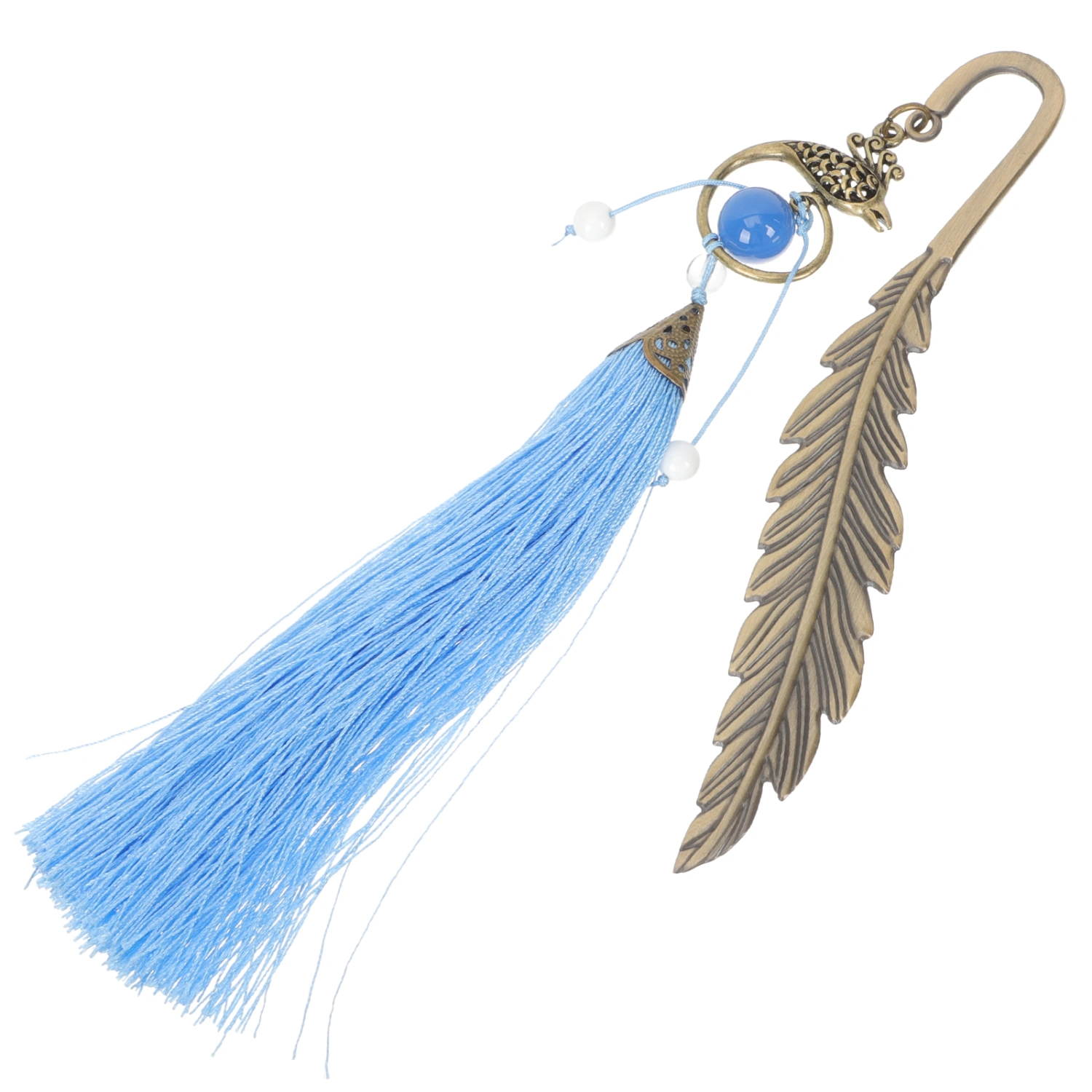 Delicate Metal Bookmark Vintage Book Mark Portable Tassel Bookmark Present